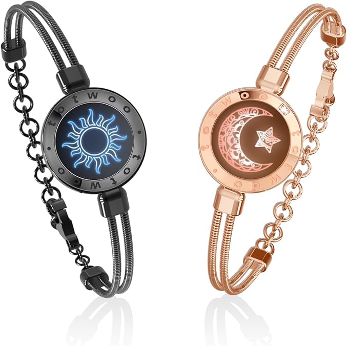 TOTWOO Long Distance Touch Bracelets with Vibration Function