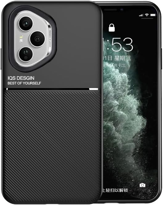 Wuhaizher for Honor 400 Pro Case Shockproof Scratch Resistant Shock Absorption Slim Soft TPU Silicone Bumper Protective Phone Cover for Honor 400 Pro, Black