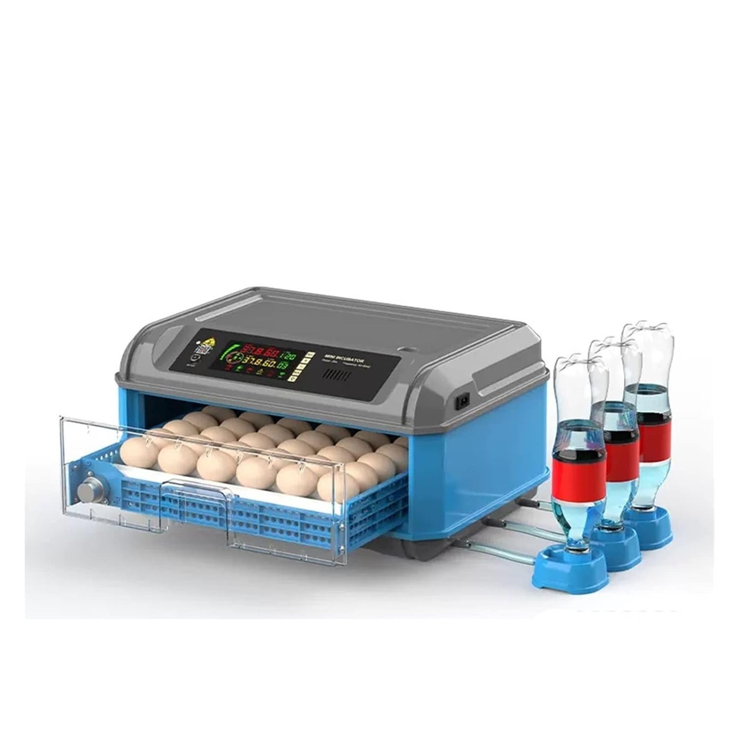 Automatic Hatching Egg, Hatcher, Automatic Rolling Egg 2436 Egg Incubator, Fully Automatic Digital Incubator, Home Breeding Chicken Farm, Chicken Bird Incubator Eggs Incubadora De Huevos Color: 24