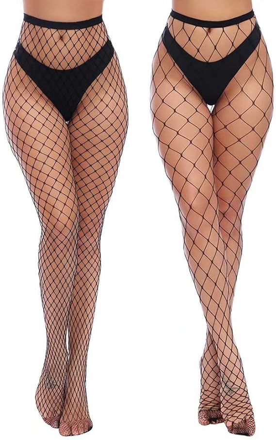 Charmnight Fishnet Stockings for Women, High Waist Fishnet Tights Pantyhose | Reinforced Toe, Soft Stretch, Breathable Comfort, Flattering Fishnet Style for Everyday Wear and Parties