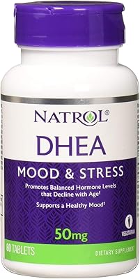 Natrol DHEA 50mg, 60 Tablets Pack of 3