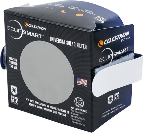 Celestron EclipSmart Universal Solar Filter for Telescopes