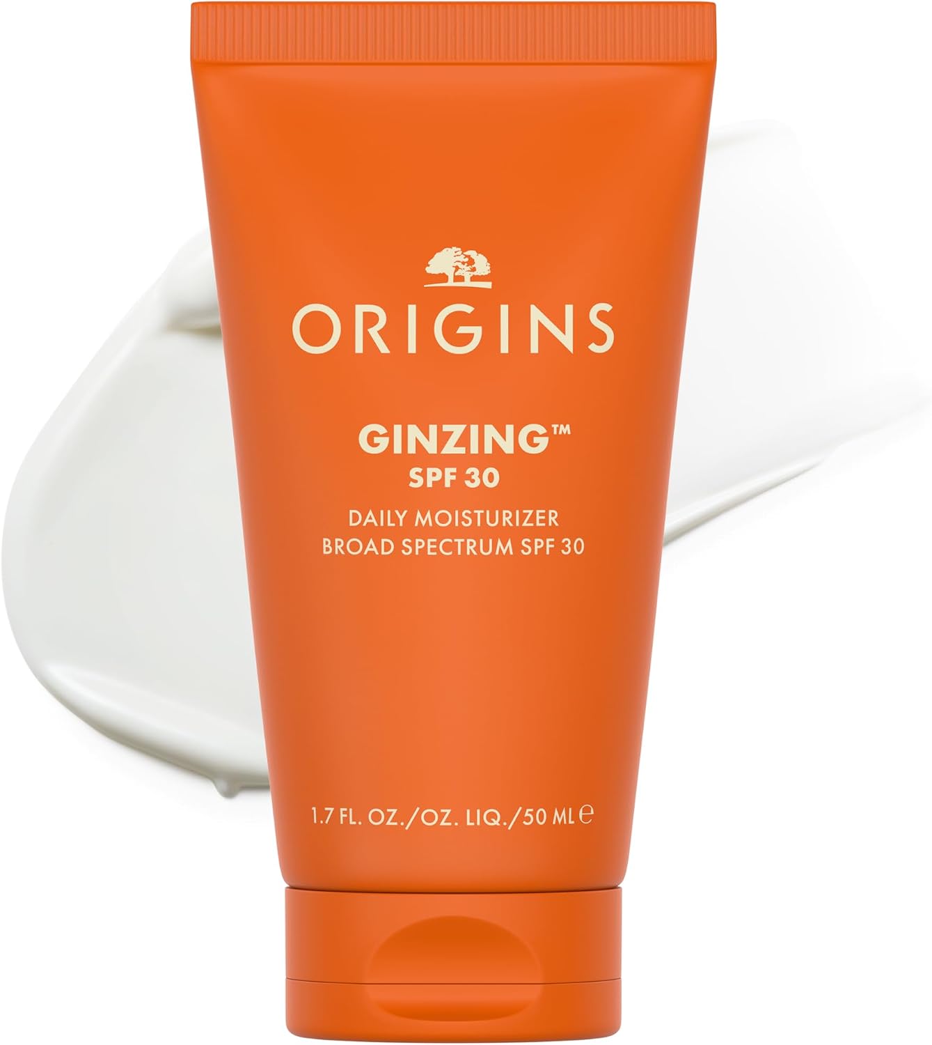 Origins GinZing Daily Face moisturiser Sunscreen with SPF 30 | Delivers Radiance & All-Day Hydration | With Hyaluronic Acid & Ginseng, 50 ml