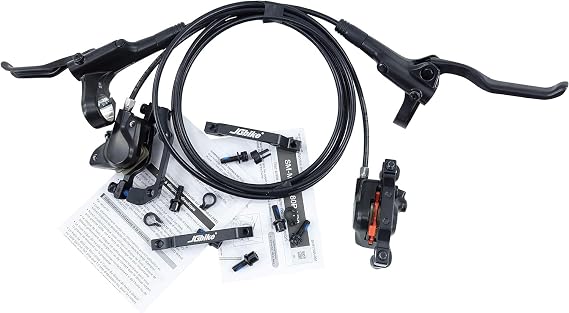 JGbike Shimano MT200 MTB Hydraulic Disc Brake Set for Mountain Bike Bicycle MTB XC Trail, e-Bike, Fat Bike, The Best Upgrade kit for Mechanical Disc Brake