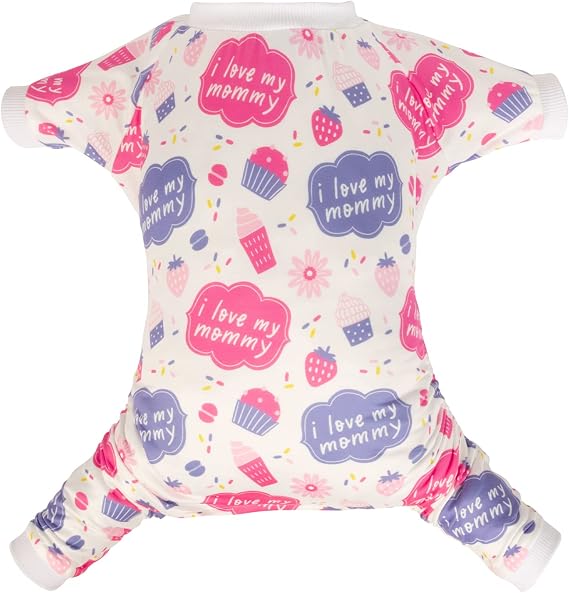 CuteBone Small Dog Pajamas Shirt Stretchy Summer Puppy Pjs Soft Cat Onesies Pet Clothes for Daily Wear DA18XS