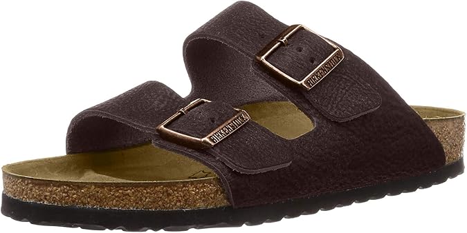 Birkenstock Men's Arizona BS Leather Sandal, Brown, 10 US
