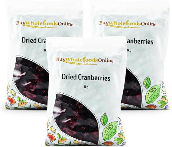 Dried Cranberries 3kg (BWFO)