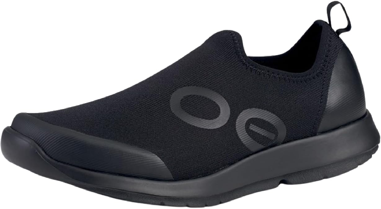 OOFOS OOmg Sport Low Recovery Shoe, Black - Womens Size 9