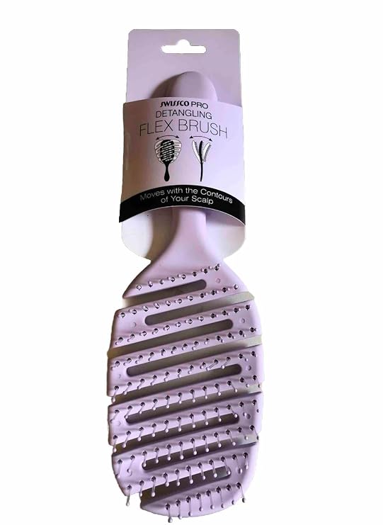 Swissco Pro Detangling Flex Brush (Light Purple Lavender)