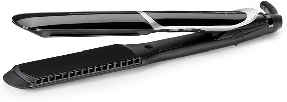 Babyliss Hair Straightener Sleek Control, 235 Degree, Advanced Ceramics Heat System, Tourmaline-Ceramic Plate, ST397E