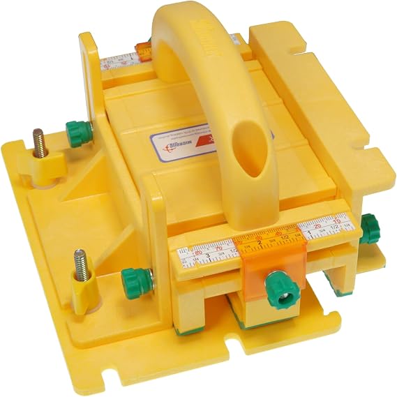 MICROJIG GRR-Ripper Pro 3D Pushblock for Safety, Precision and Control, 3-Dimensional Force System, Ideal for Router Table Saw and More, Includes SafeRip Kit, GR-200Pro, Yellow