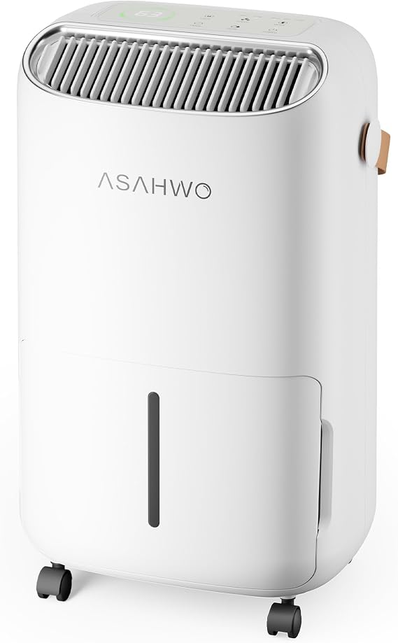 Dehumidifier for Basement,Home,Bathroom,Bedroom 45 pint/Day 4500 Sq ft Dehumidifiers with Drain Hose,Intelligent Humidity Control,3 Modes,24H Timer,Auto Defrost,Child Lock (45Pint)