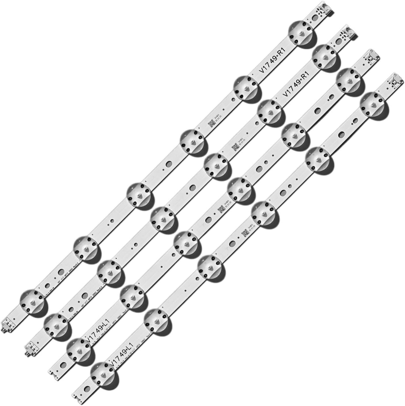 LED Backlight Strip 12 Lamp Fit for LIG 49 V17 ART3 TV 49LV340C JB3B1591A02499 49UV340C 49UJ6565 6916L-2862A 6916L-2863A LC490DGG TV Backlight Strip