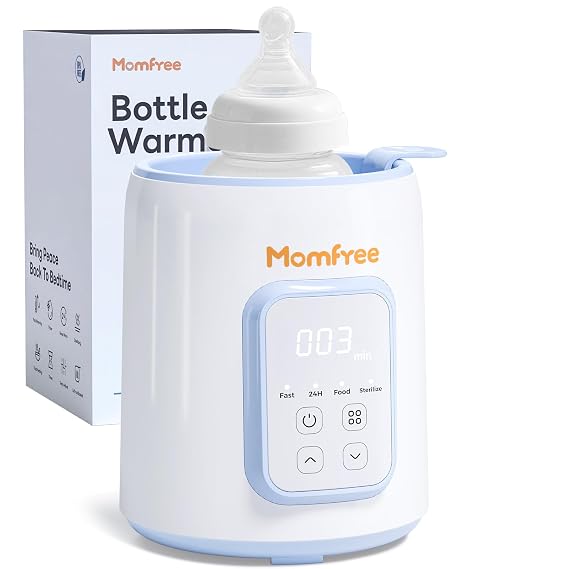 Bottle Warmer, 8-in-1 Fast Baby Bottle Warmer for Breastmilk and Formula,Milk Warmer with Accurate Temperature Control and Automatic Shut-Off,Multifunctional Bottle Warmers for All Bottles(Blue)