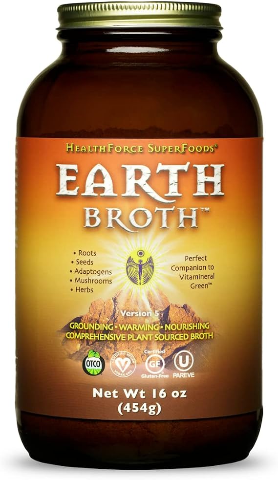 HEALTHFORCE SUPERFOODS Earth Broth - Powder - 16 Oz