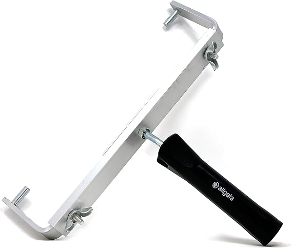 Allgala Aluminum Double Arm Roller Frame Adjustable from 12-18 Inch with Black A8 Handle