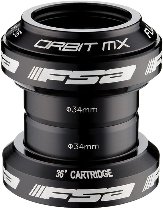 FSA Orbit Mx Headset, 1-1/8", Threadless, Black