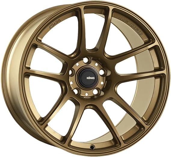 Konig - Heliogram 15X9 4X100 ET35 Matte Bronze Knurled Bead Flow Formed (KIGHL95100358)
