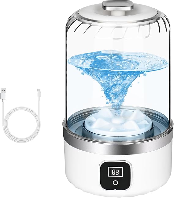 Portable Washing Machine, With a USB mini Washing Machine, 600 g Tragbare Underwear Washing Machines, Suitable for travel camping dormitories [Energy Class G]