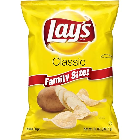 Lay's Classic Family Size Potato Chips, 10 Ounce