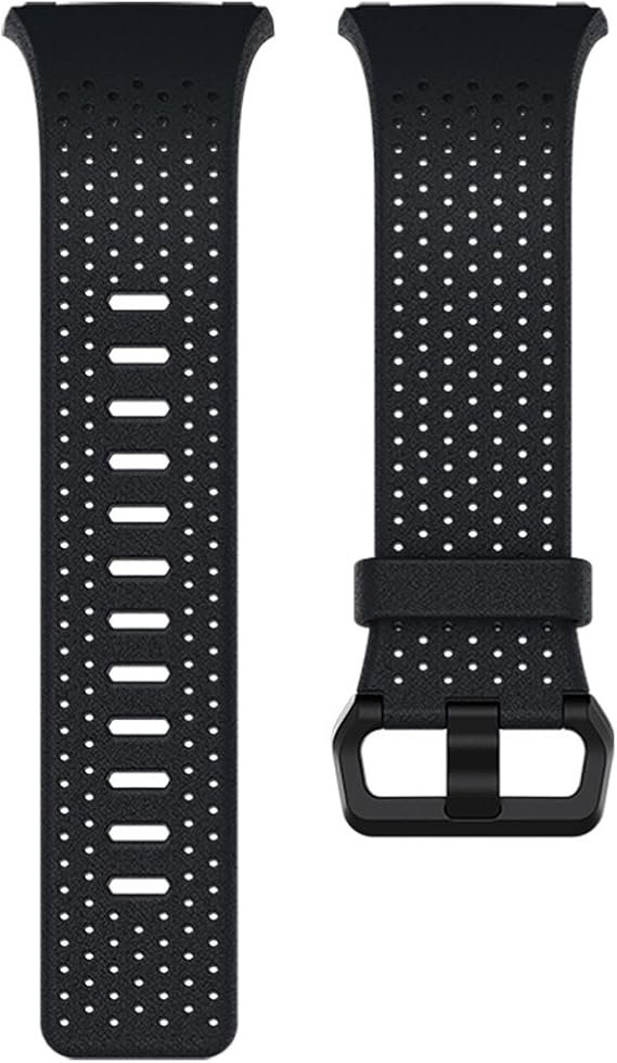 Fitbit Ionic Perforated Leather Accessory Band, Midnight Blue, Small