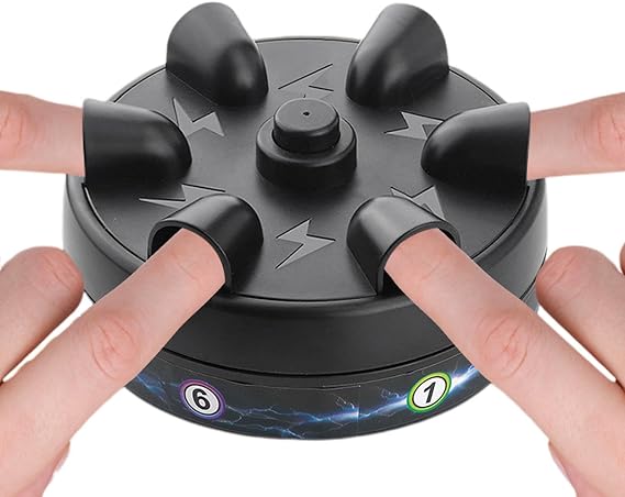 Shock Roulette PartyGame, Shocking Roulette Truth Or Dare Game, Electric Finger LieDetector, Finger Shock Game, Shock Roulette Game, MicroElectric Shocking LieDetector