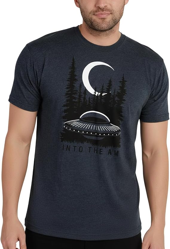 Graphic Tees for Men Trippy Space Design Colorful T-Shirts S-4XL | Trippy cosmic astronaut & galaxy art in no-crack ink - novelty tees for raves, festivals & streetwear.