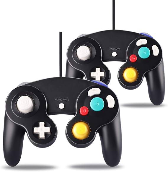 GameCube Controller 2 Pack Classic Wired Controller for GameCube and Wii Console Nintendo Gamepad Joystick Remote Control