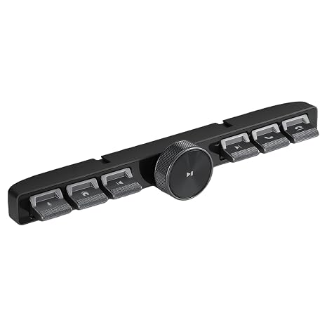 Universal Wireless Bluetooth Media Controller for Car Stereo,Multi-Function Remote Control Button Compatible with Car DVD/Radio/Navigation Systems