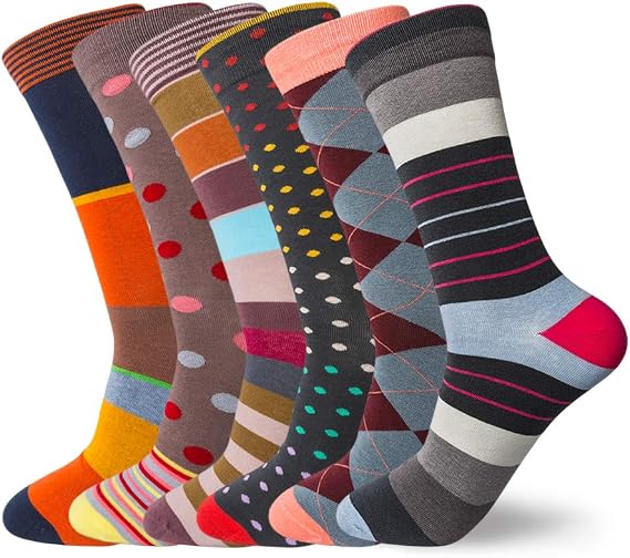 HHX YONLEE Dress Crew Socks Size 10-13/6-9