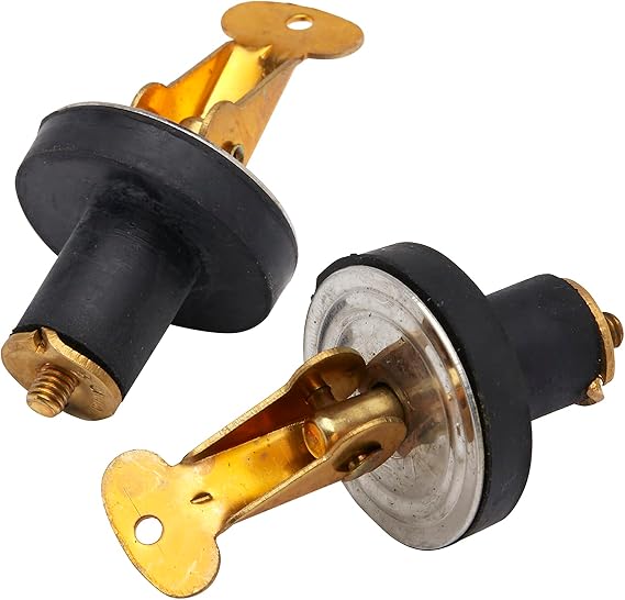 Seachoice Deck and Baitwell Plug, 3/4 in. Brass, 2 Count (Pack of 1)