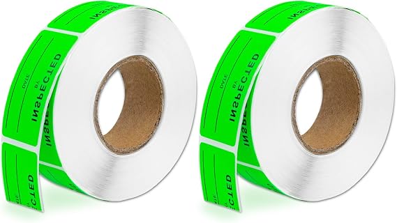 1000PCS 2Inch Inspection Stickers, Quality Control Labels