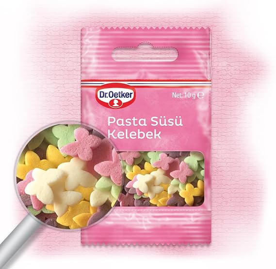 Dr. Oetker Dekor Pasta Süsü Kelebek 10 gr x 1 Adet