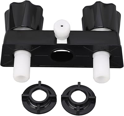 RV Shower Faucet Valve Diverter with Knob Control for Motorhomes and Campers Compatible with Standard 4-Inch Center Plumbing