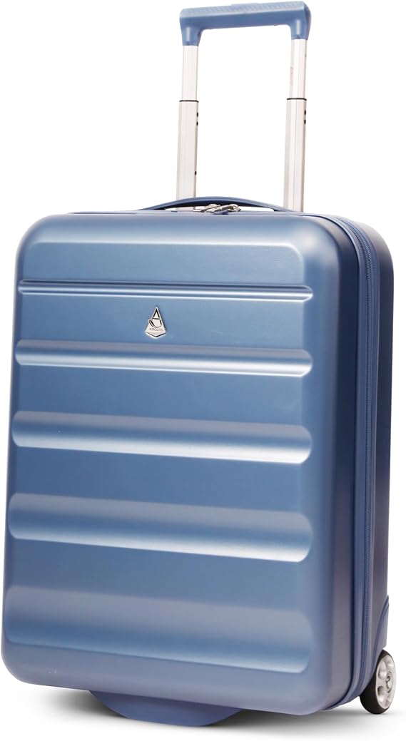 Aerolite 55x40x20 Expandable Ryanair Priority Cabin Suitcase, 2 Wheels