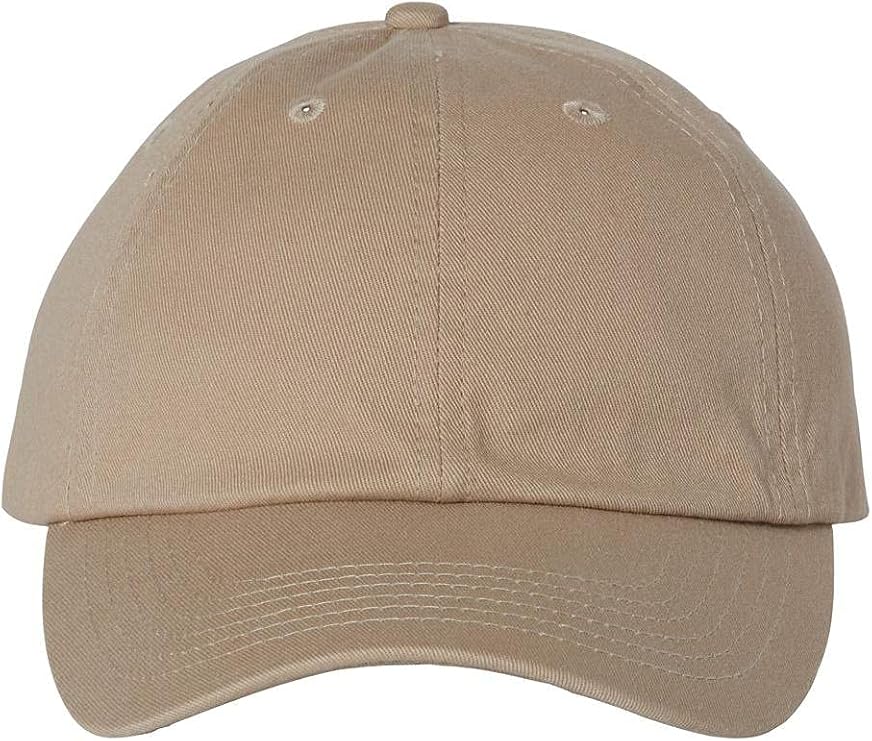 Valucap - Adult Bio-Washed Classic Dad Hat - VC300A - Adjustable - Khaki