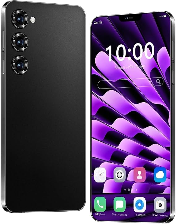 I25 Ultra 5G Unlocked Cell Phones 512GB+12GB 6.8" FHD+ 8000mAh 108MP Black