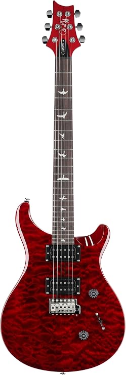 PRS SE Custom 24 Quilt Exclusive, Ruby with Gigbag
