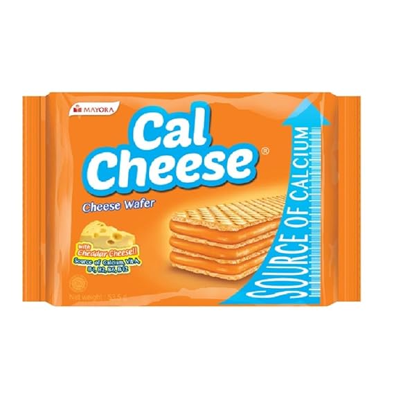 Mayora Cal Cheese Wafer 53.5g (6 Packs)