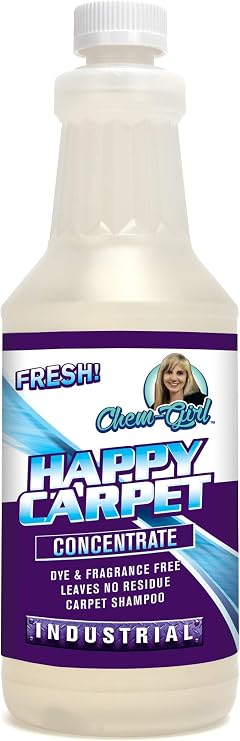 Premium Concentrate Carpet Shampoo, Removes Stains & Odors from Rugs, Mats & Upholstery, Deep Pet Spot Cleaner, Bissell & Hoover Steam Compatible | 1 Quart