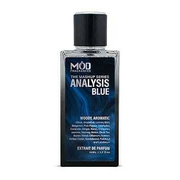Analysis Blue Extrait de Parfum for Men | Long Lasting Fresh, Woody Scent | Bold & Captivating Fragrance for the Modern Gentleman | Premium Eau de Parfum Inspired by Confidence & Power