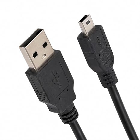 PrimeX PX-5P05 0.5 Metre 5 Pin USB Kablo, 50cm Mini Usb Kablo, USB AM/Mini 5pin Kablo