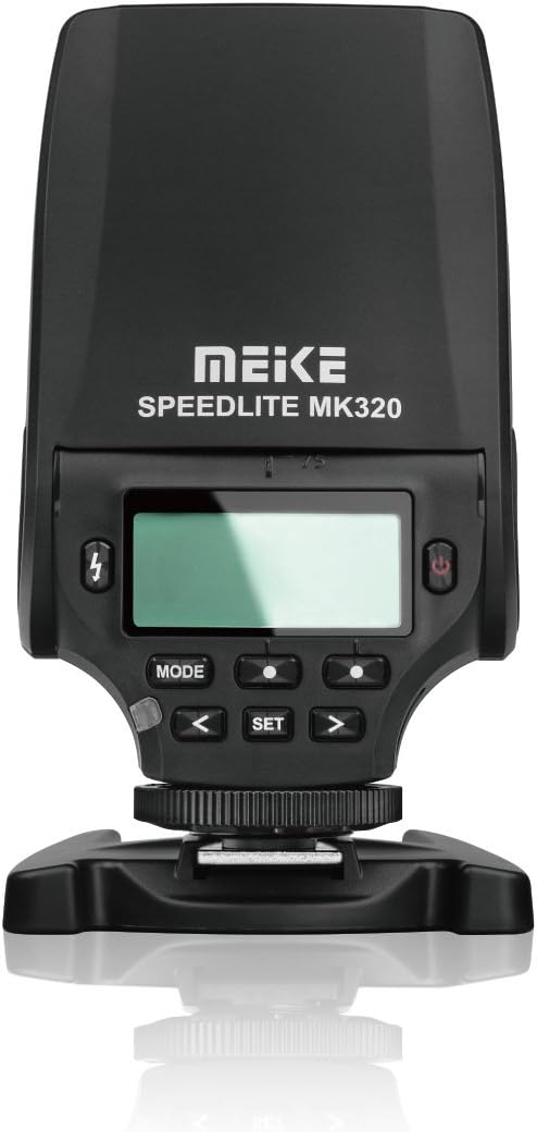 MEIKE MK-320C Speedlite Flash TTL Fit Canon Mirrorless DSLR Hot Shoe Camera 1D Mark Series 1DS Series 5D Mark II 5D Mark III 5D 6D 7D 7D Mark II 50D 60D 70D 100D 550D 600D 700D 1000D 1100D etc
