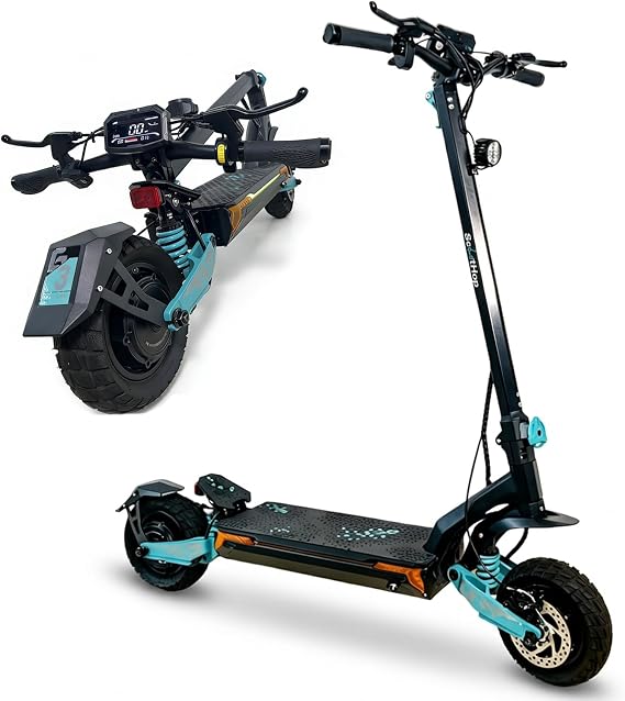Electric Scooter for Adults, Fast E Scooter with 1200W Motors, 10" Off Road Tires, Up to 35 MPH Top Speed, 31-41Miles Range, Dual Brake & Dual Suspension, Foldable Scooters, Max Weight 331LBS