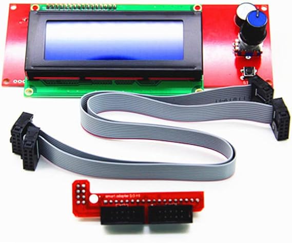 Reprap Ramps LCD Display Smart Controller for Printer with Encoder Reader Compatible with Ramps Board Calibration and Movement Control