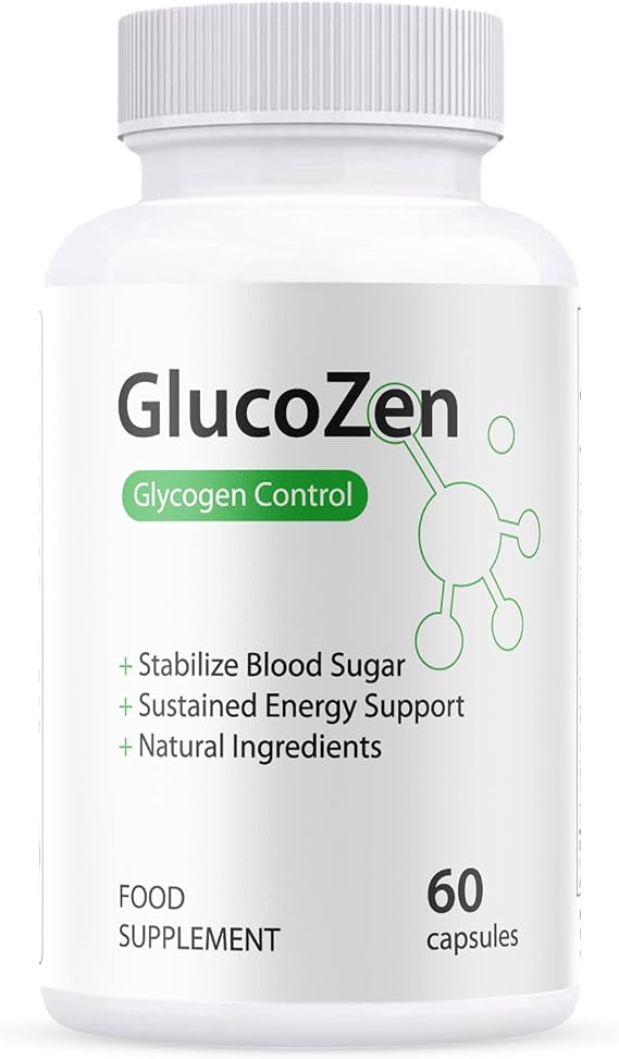 Glucozen 60 Capsules Vegan Friendly - Blood Sugar Support Supplement - Glucose Balance All Natural Non GMO