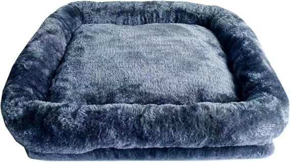 SHENGOCASE Kedi Ağacı Kulesi Aksesuarları Yedek Parçalar Elastik Bantlı Kedi Levrek için Üst Yastık Yatak (35 cm x 35 cm, Gri)