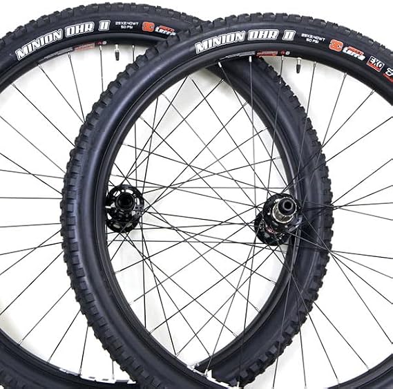 Night Train 29 Fat Bike Wheel WTB i29 Rims Minion Tires 29 x 2.4 XD Compatible Novatech Hubs Thru Axle 150mm front 190mm rear Packaged PAIR