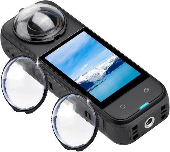 X5 Premium Lens Guard for Insta360 X5, High Transparency Tempered Glass Lens Protector Cover for Insta 360 X5 Protective Camera Anti-scratch Accessories