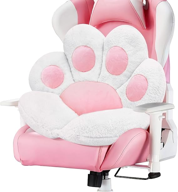 MOONBEEKI Cat Paw Cushion Chair Comfy Kawaii Plush Seat Cushions
